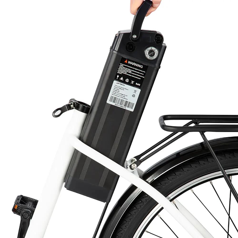 Elektrische fiets voor volwassenen DYU C6 batterij 36V 12.5 Ah banden 26 inch 9/15