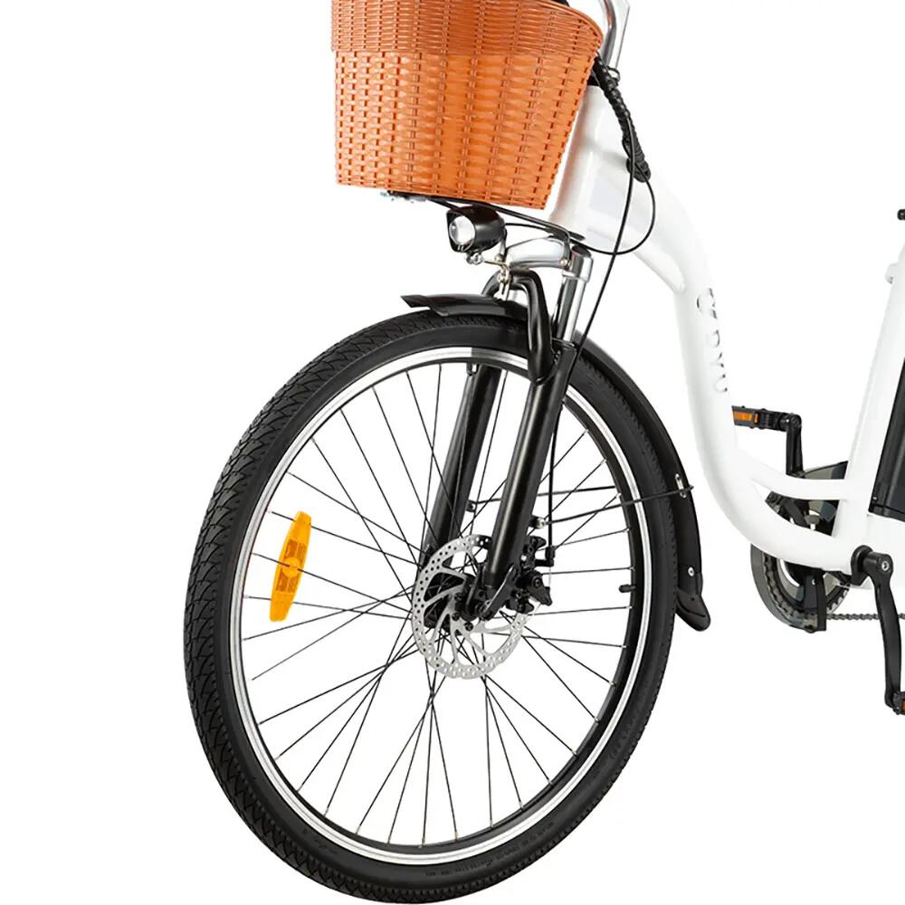 Elektrische fiets voor volwassenen DYU C6 batterij 36V 12.5 Ah banden 26 inch 8/15