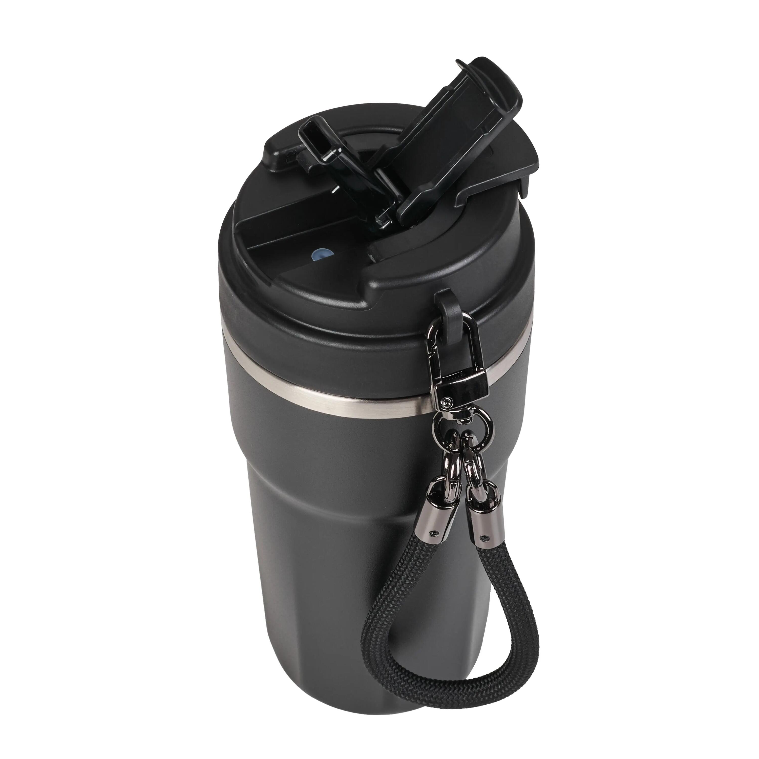 Borraccia Termica Acciaio Inox 500 ml, 24 h Freddo – Summit Nero 3/4
