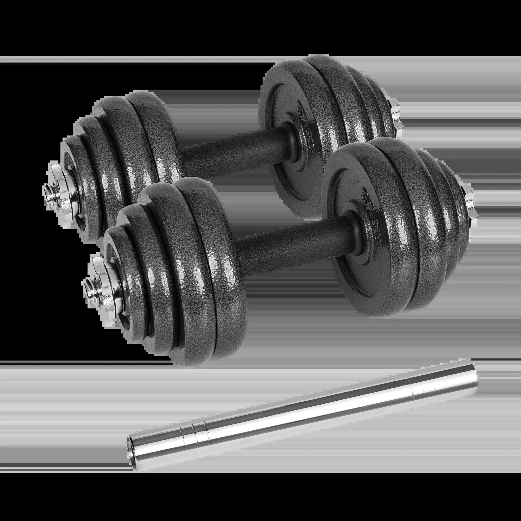 Litinové nastavitelné činky v kufříku, sada 30 kg Rebel robustní 2/7
