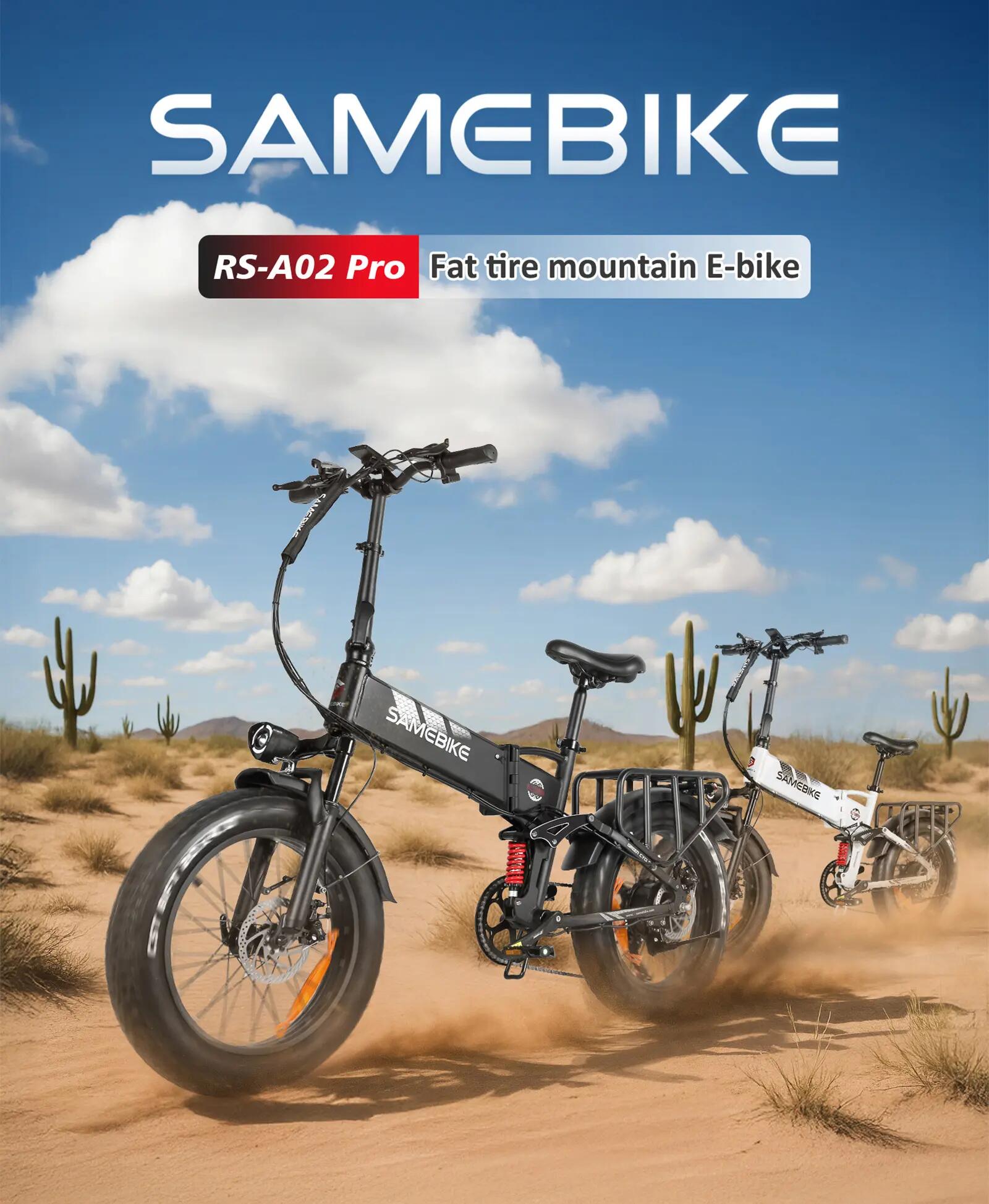Bicicletta elettrica per adulti SAMEBIKE RS-A02 PRO Batteria 48V 15Ah 5/15