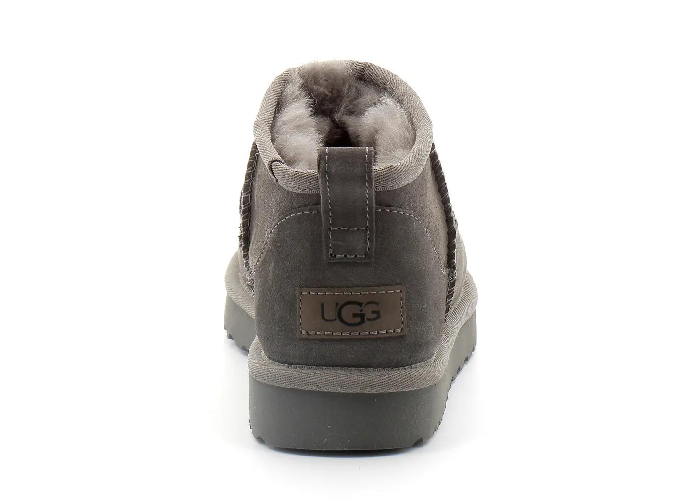 Unisex - Lifestyle - Mini boot - Slip-on, UGGPLUSH - Classic Ultra - Grey 4/5