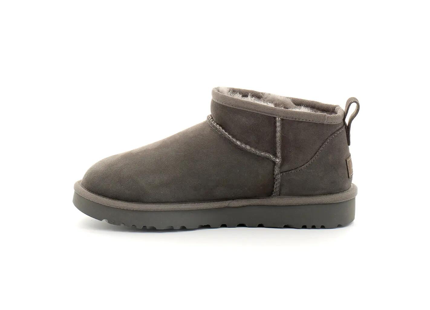 Unisex - Lifestyle - Mini boot - Slip-on, UGGPLUSH - Classic Ultra - Grey 3/5