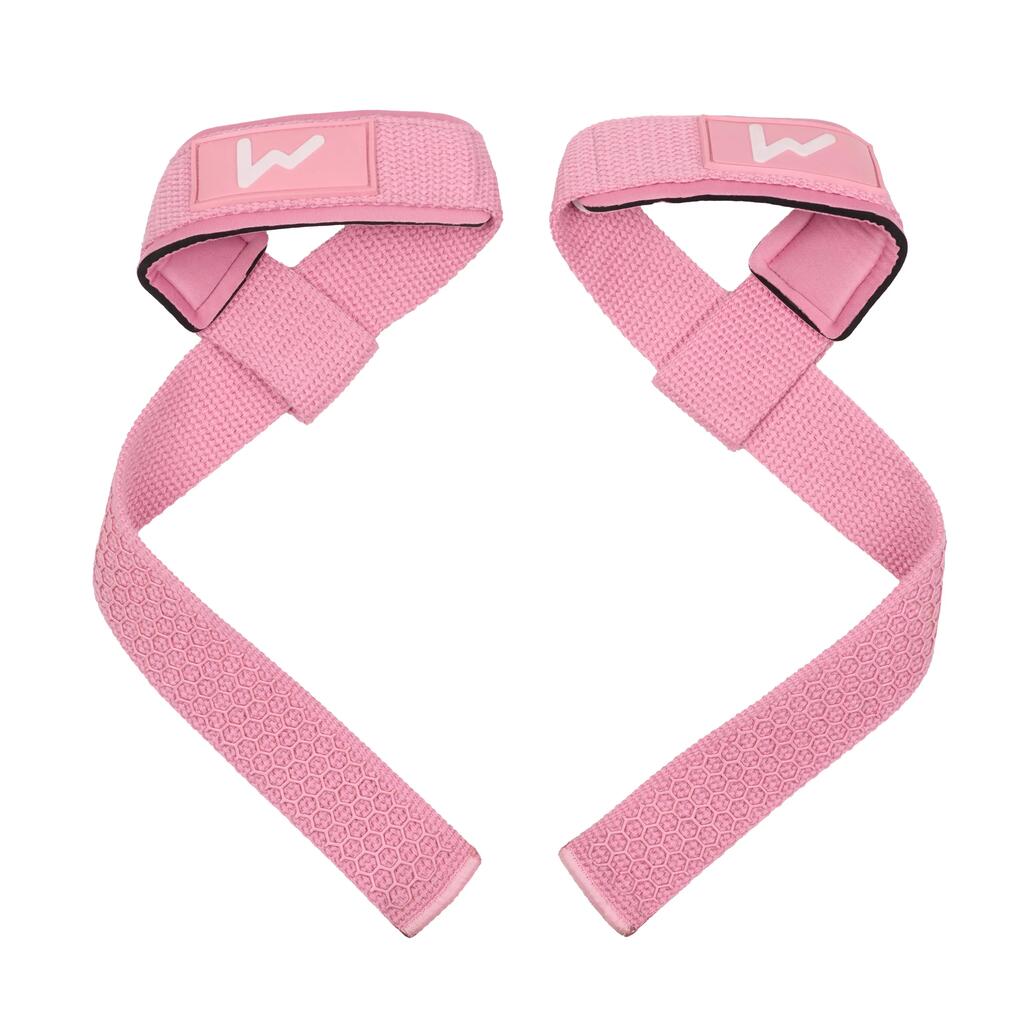 Padded Lifting Straps 58.5 cm - Cream Pink