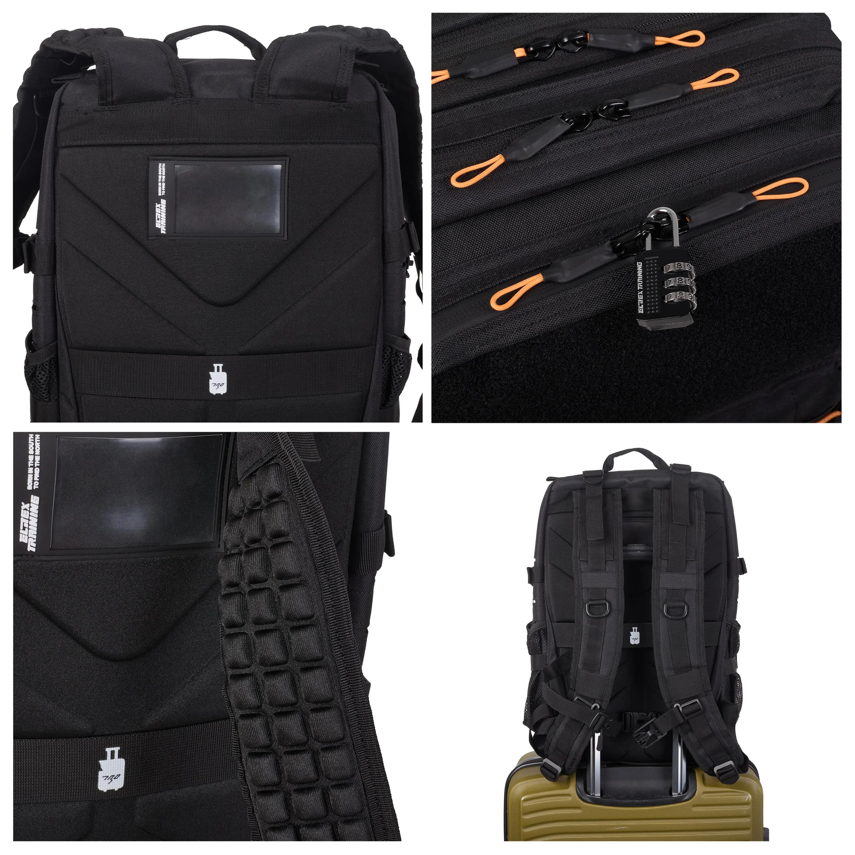 Mochila Tática 45 L com Compressão, Cabine – MAX Preto 9/10