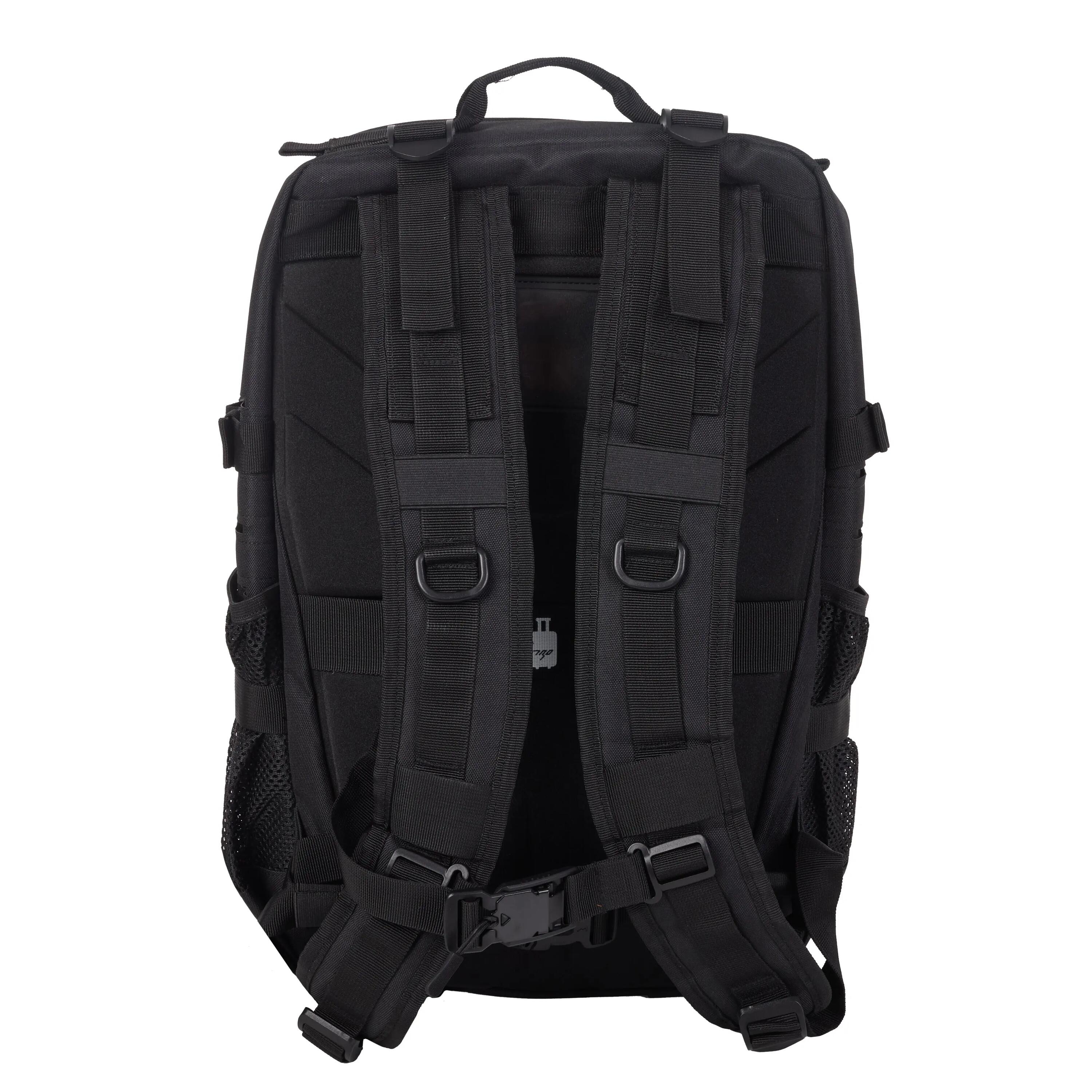 Mochila Tática 45 L com Compressão, Cabine – MAX Preto 8/10