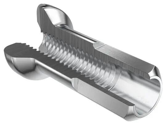Nipplo DT Swiss Brass Filetto 2.0 Lunghezza 14mm Nero (x100) 2/2