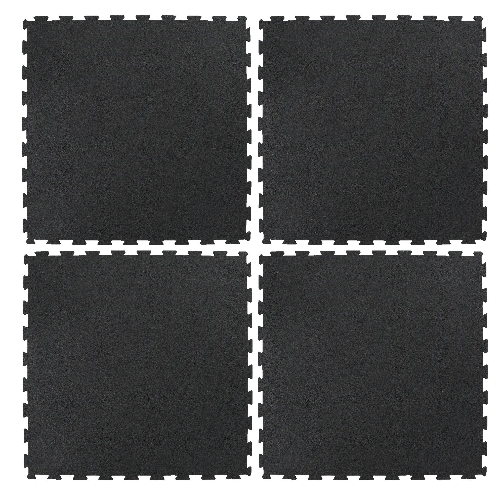 Turnhalle Gummimatte unter Ausrüstung Puzzle Boden 100x100x2cm Rebel 3/4