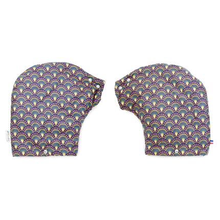 Les manchons de Léon (guidon droit) Aubergine