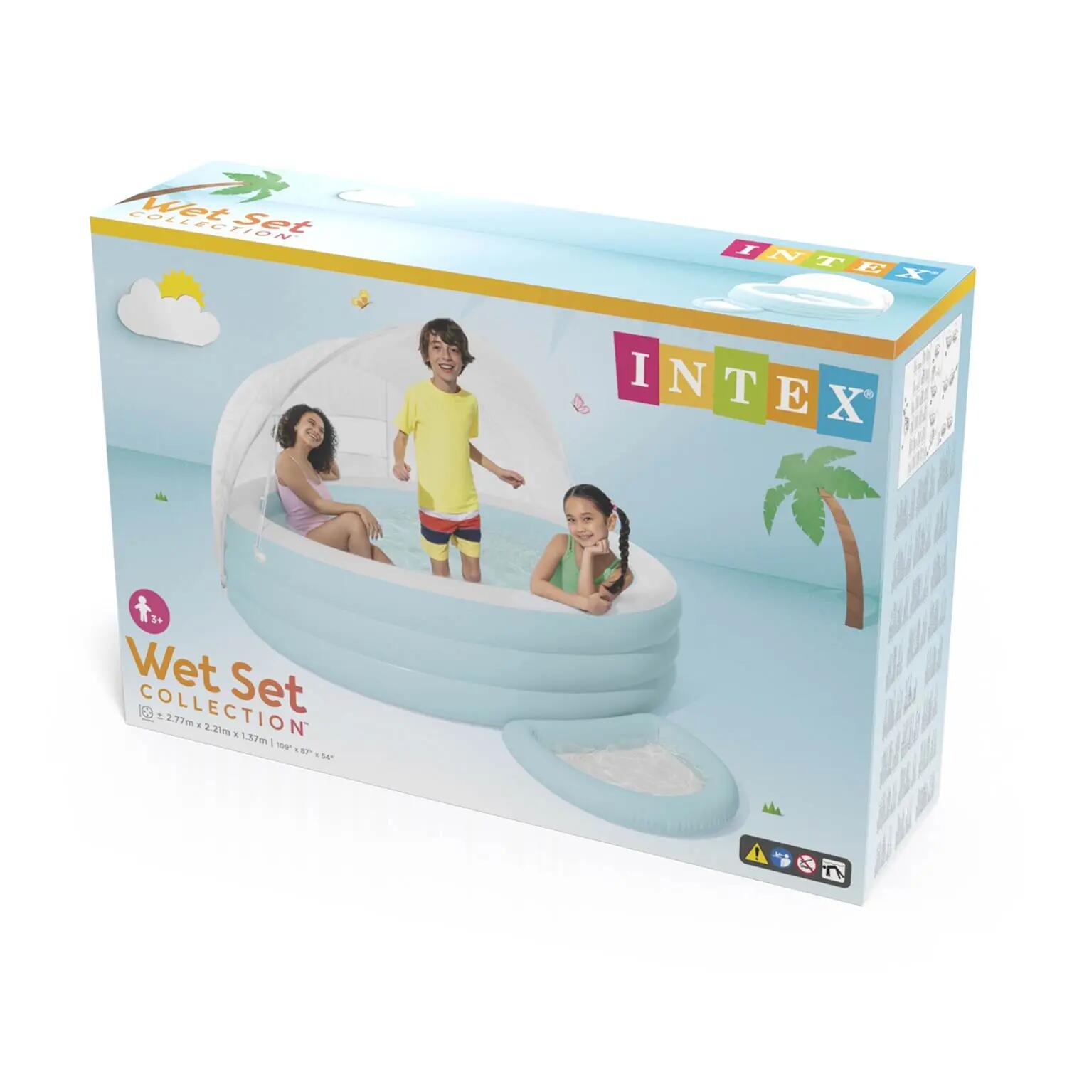 Bazén INTEX 57195 SWIM CENTER™ CANOPY LOUNGE POOL 277x221x137 cm 9/9