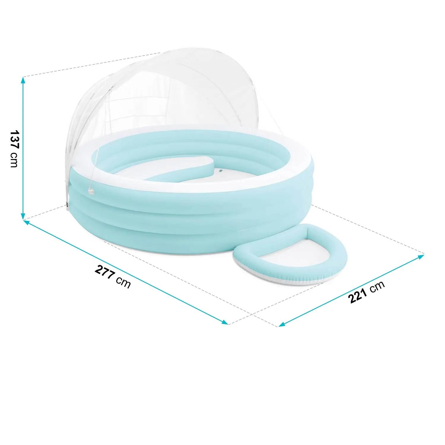 Bazén INTEX 57195 SWIM CENTER™ CANOPY LOUNGE POOL 277x221x137 cm 8/9