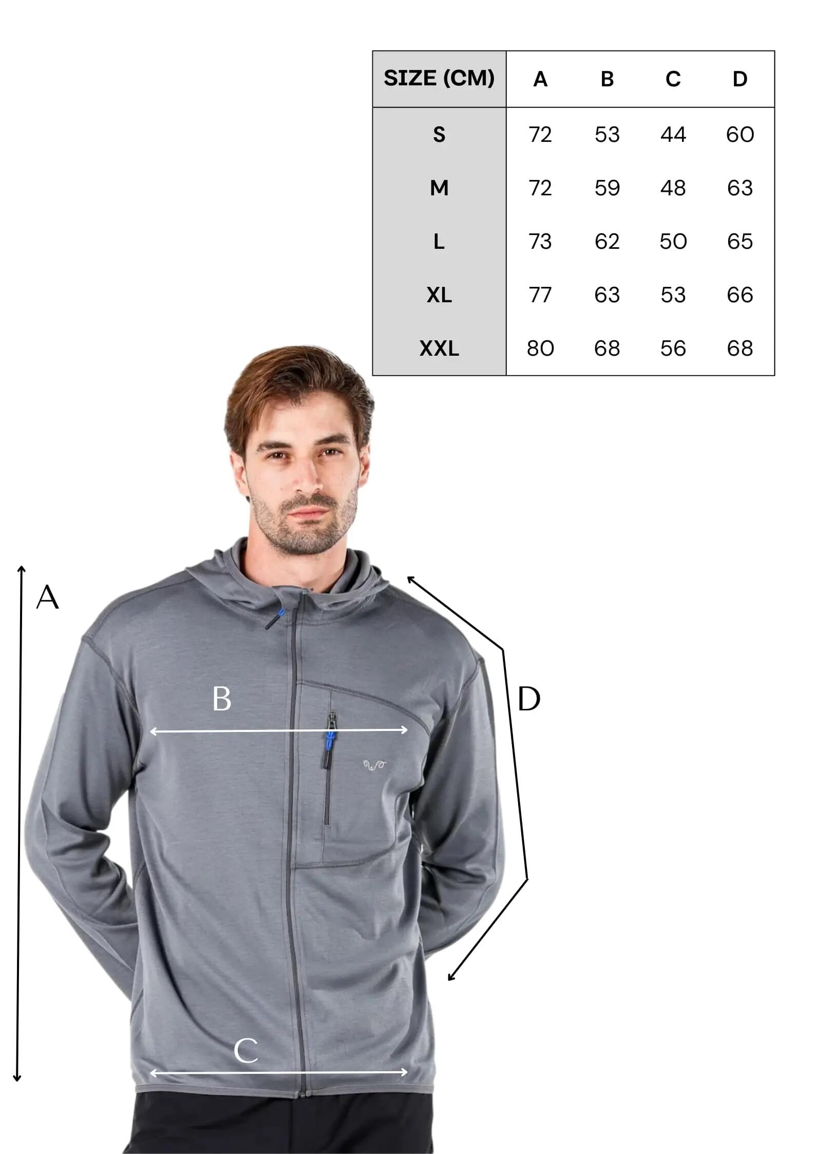 Maestro - Męska Bluza z Kapturem z 100% Wełny Merino (230 g/m²) XXL, Szmaragdowy 2/7