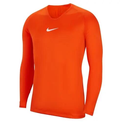 Maglie maniche lunghe da calcio  uomo nike arancione 4/4