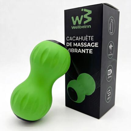 Rollinn Peanut rouleau de massage vibratoire