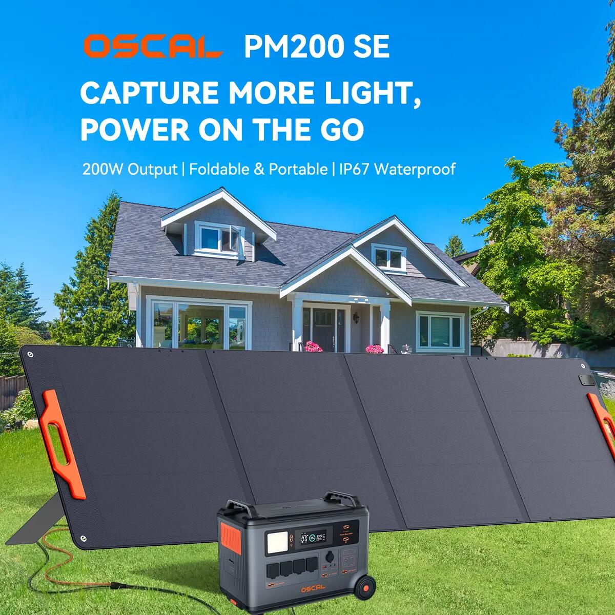 PM200 SE Panel solar plegable - 200W 6/12