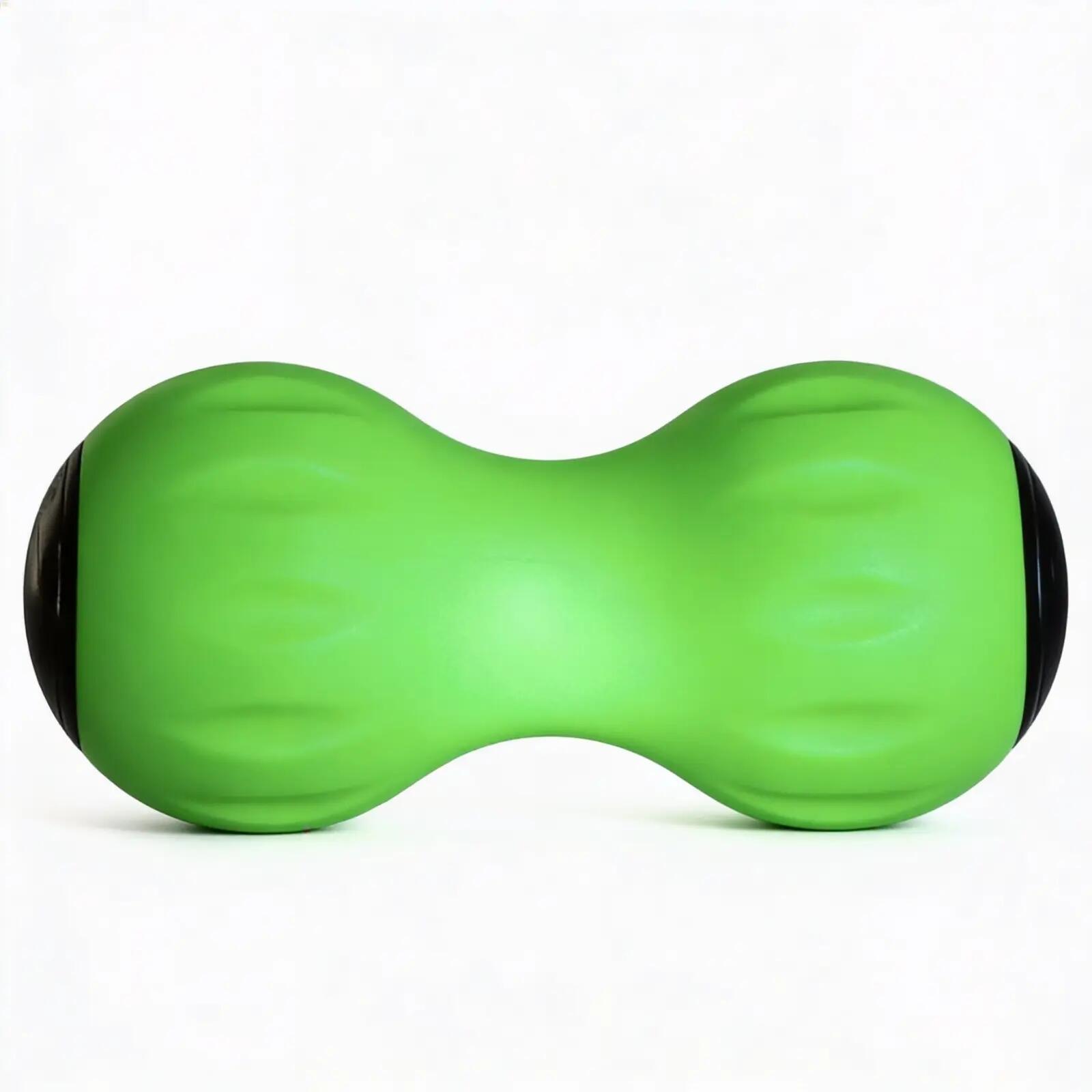 Rolo massagem - Unissexo - Vibratório, forma amendoim - Verde 9/9