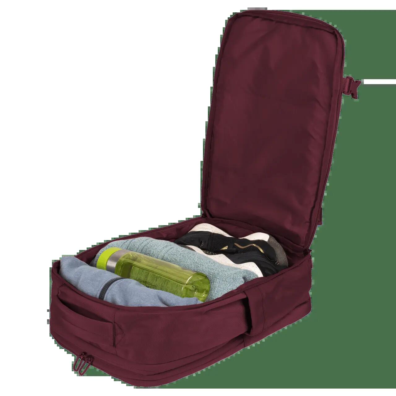 WINGS multifunctionele rugzak SKYLARK uitbreidbaar BURGUNDY 5/8