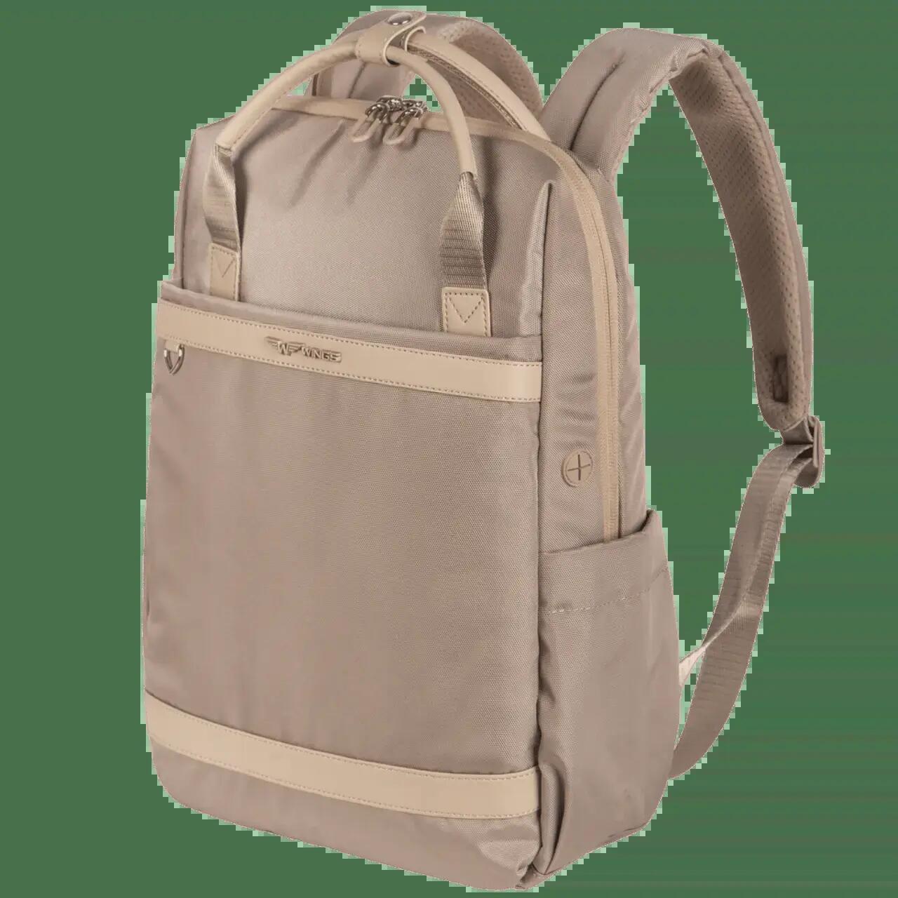 WINGS SKYLARK beige stadsrugzak voor dames 5/6