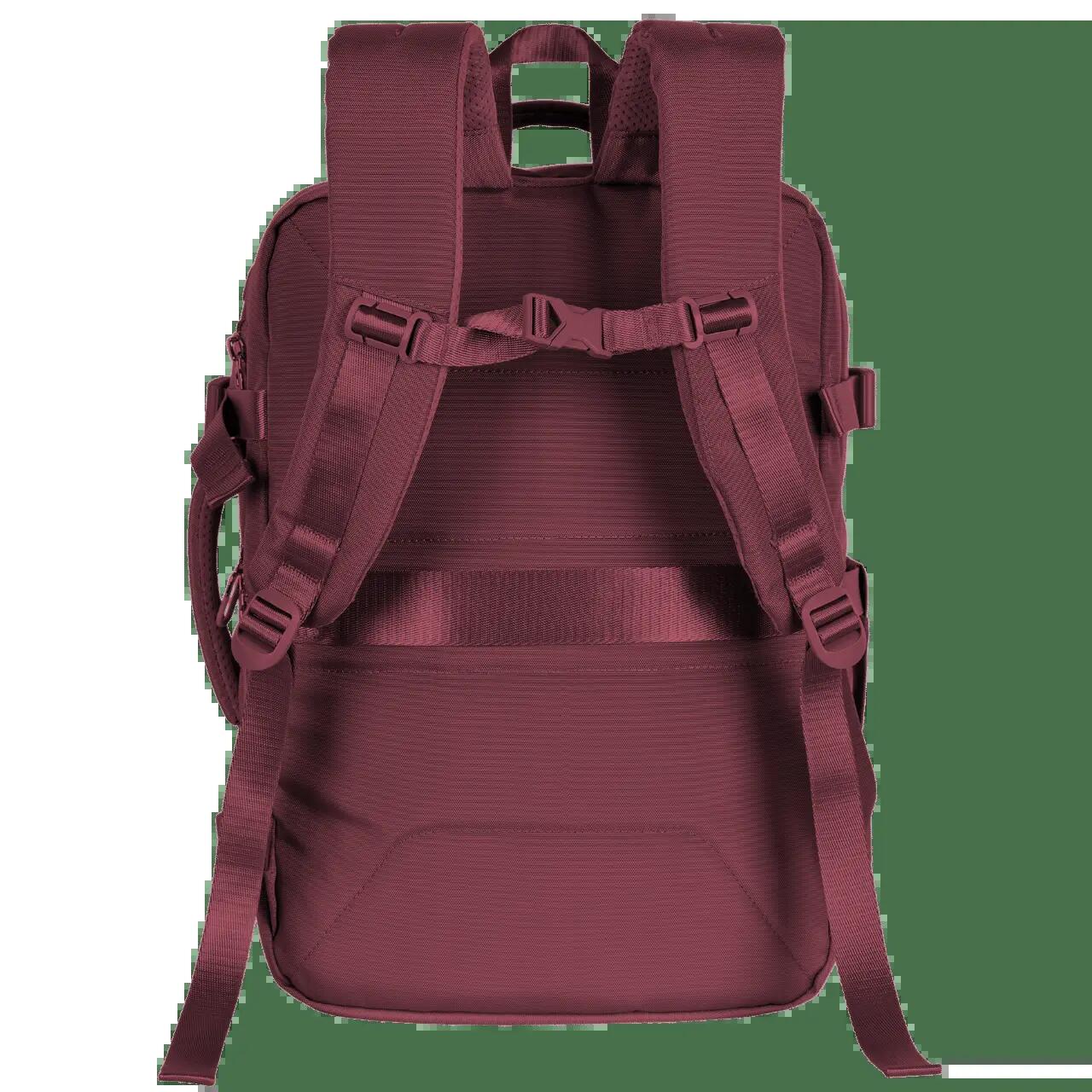 WINGS multifunctionele rugzak SKYLARK uitbreidbaar BURGUNDY 4/8