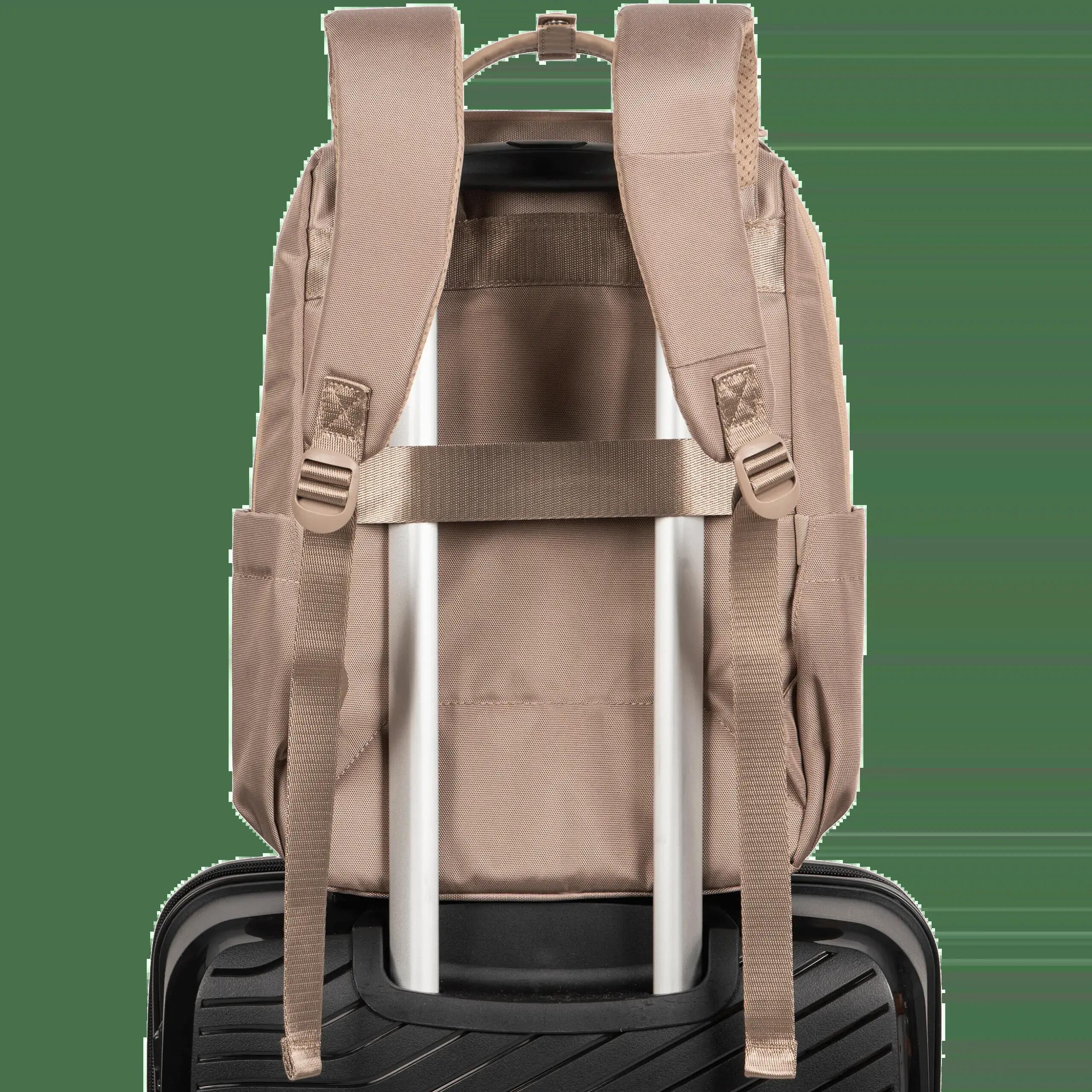 WINGS SKYLARK beige stadsrugzak voor dames 4/6