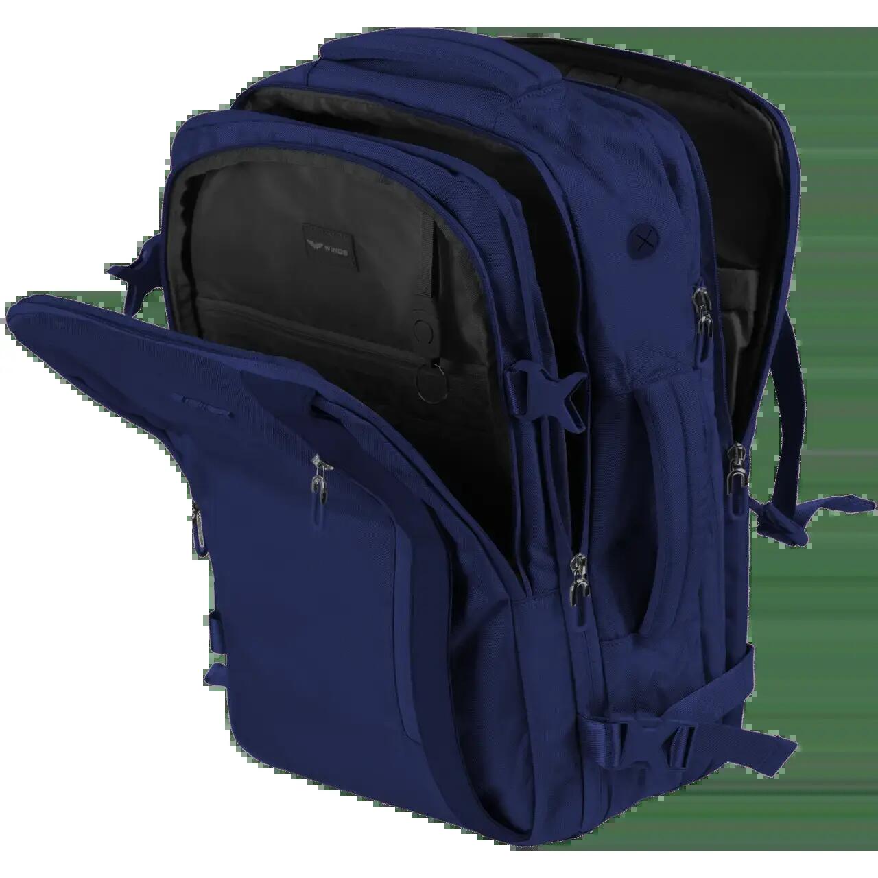 WINGS multifunctionele rugzak SKYLARK uitbreidbaar BLUE 2/10