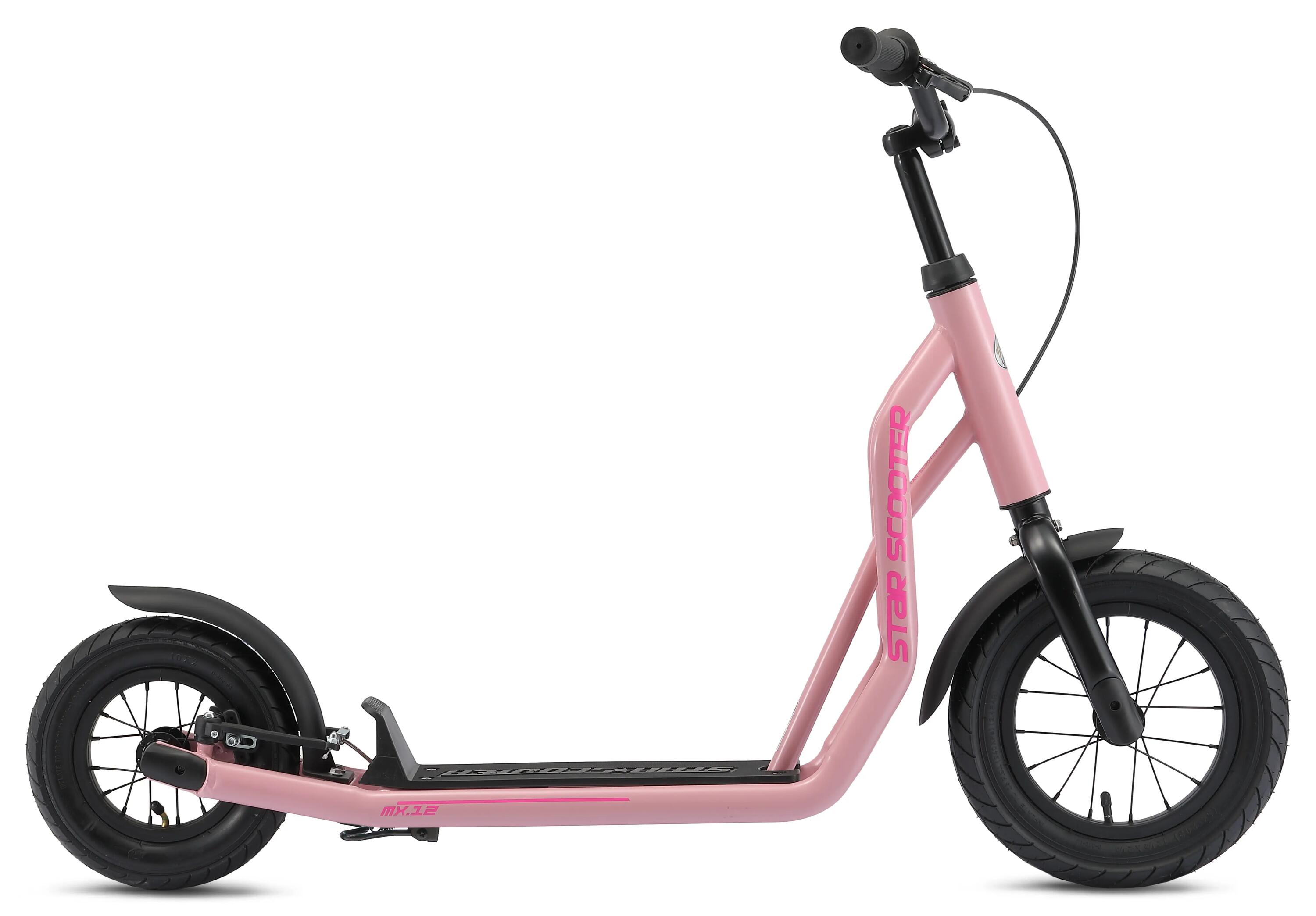Patinete de ruedas grandes 12", para niños de 8 años, neumáticos de aire, Mixed 2/9