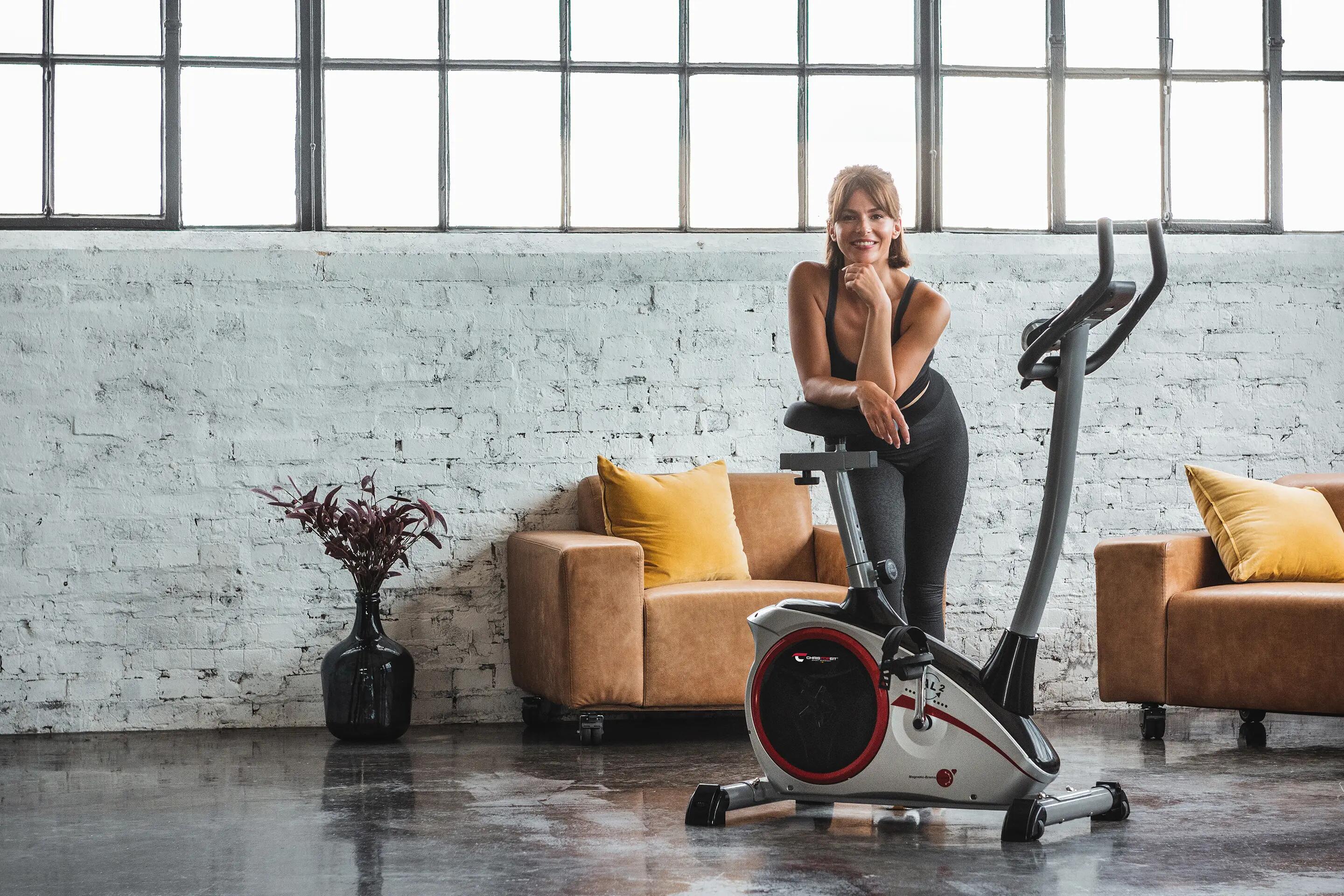 Vélo d'appartement - 9kg frein magnétique - inusable - 150kg - AL 2 - silber 5/9