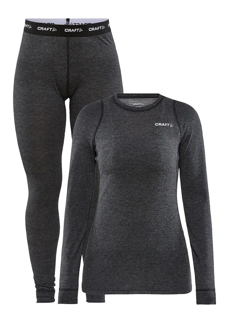 Craft Baselayer-Set Merinowolle Damen M 1/4