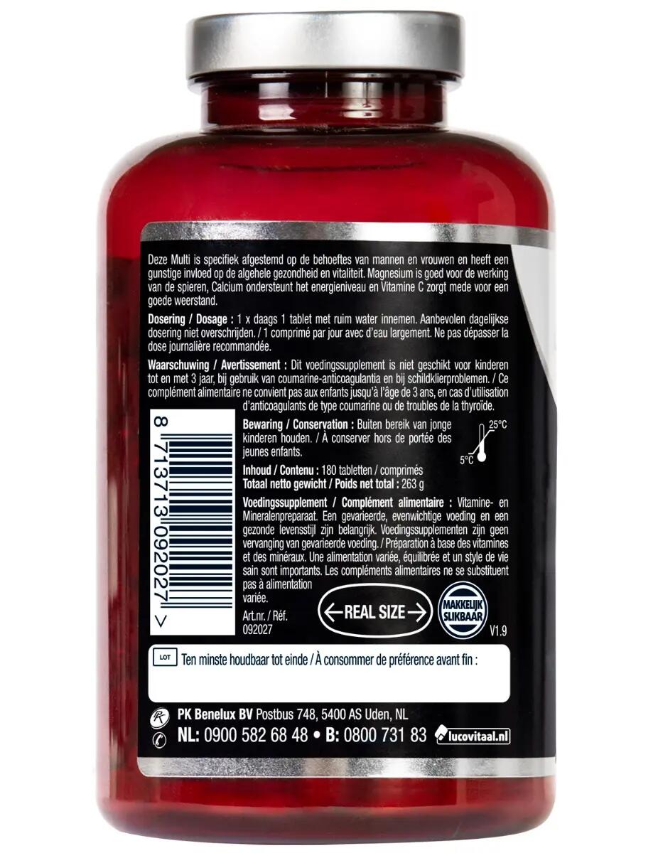 Lucovitaal Multi A-Z 180 tabletten 4/5