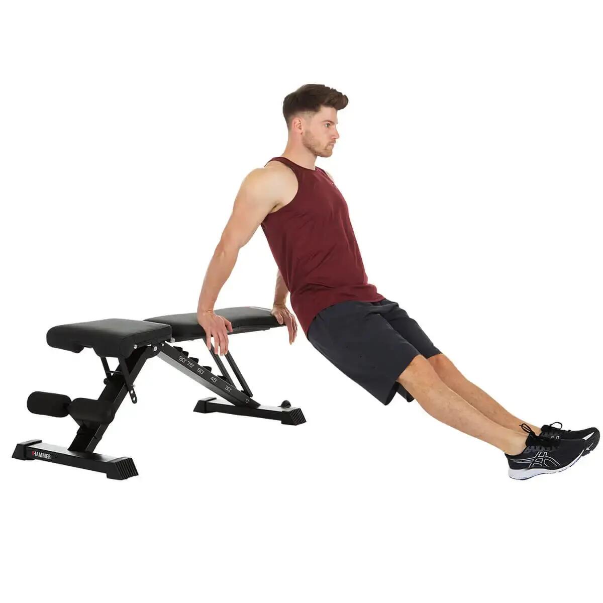 Banco de musculación Multifunción Force 2.0 Hammer 13/14