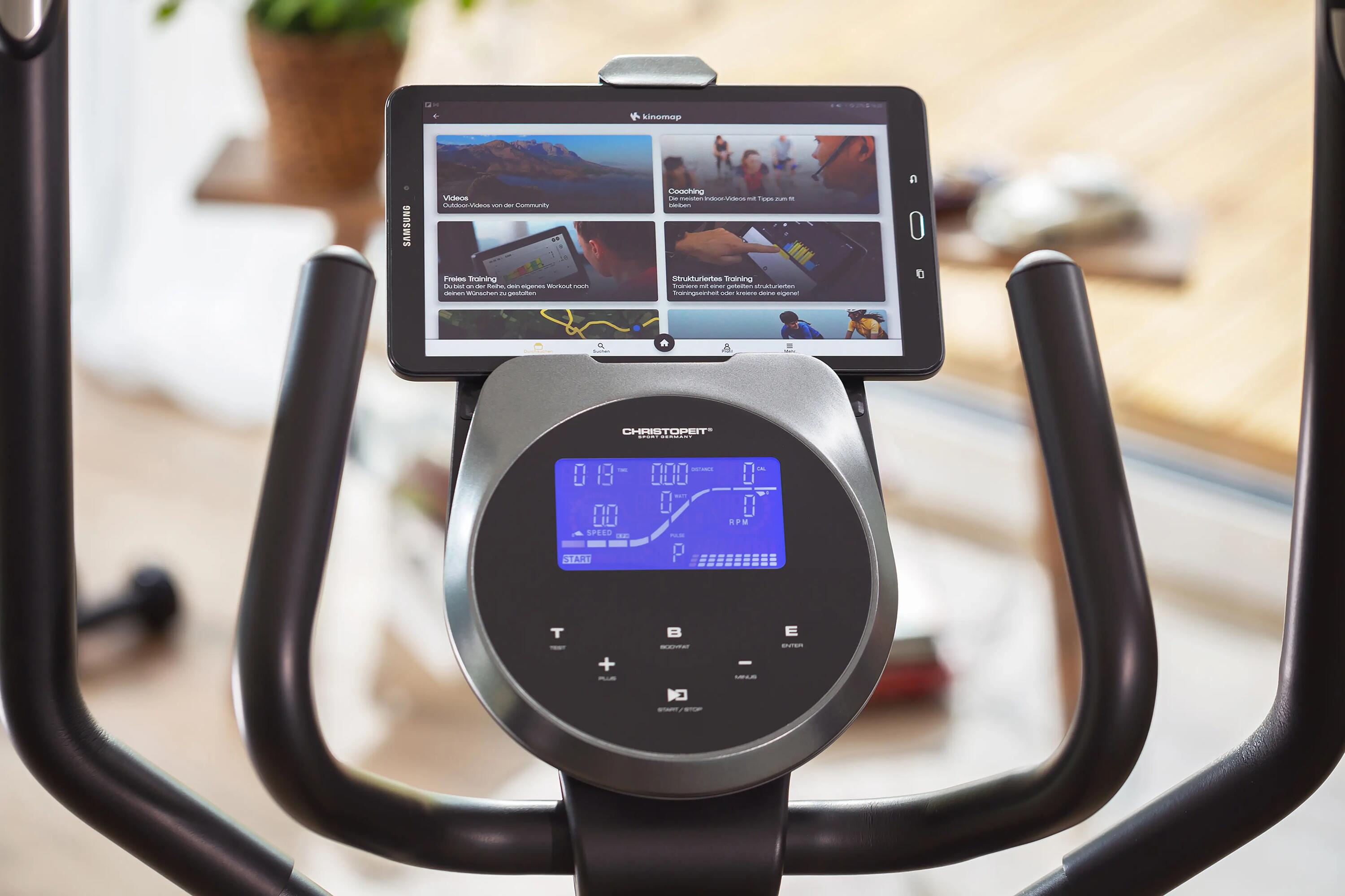 Crosstrainer - Bluetooth - Kinomap - ergonomisch - stil - 150kg - 210cm EL 8000 7/12