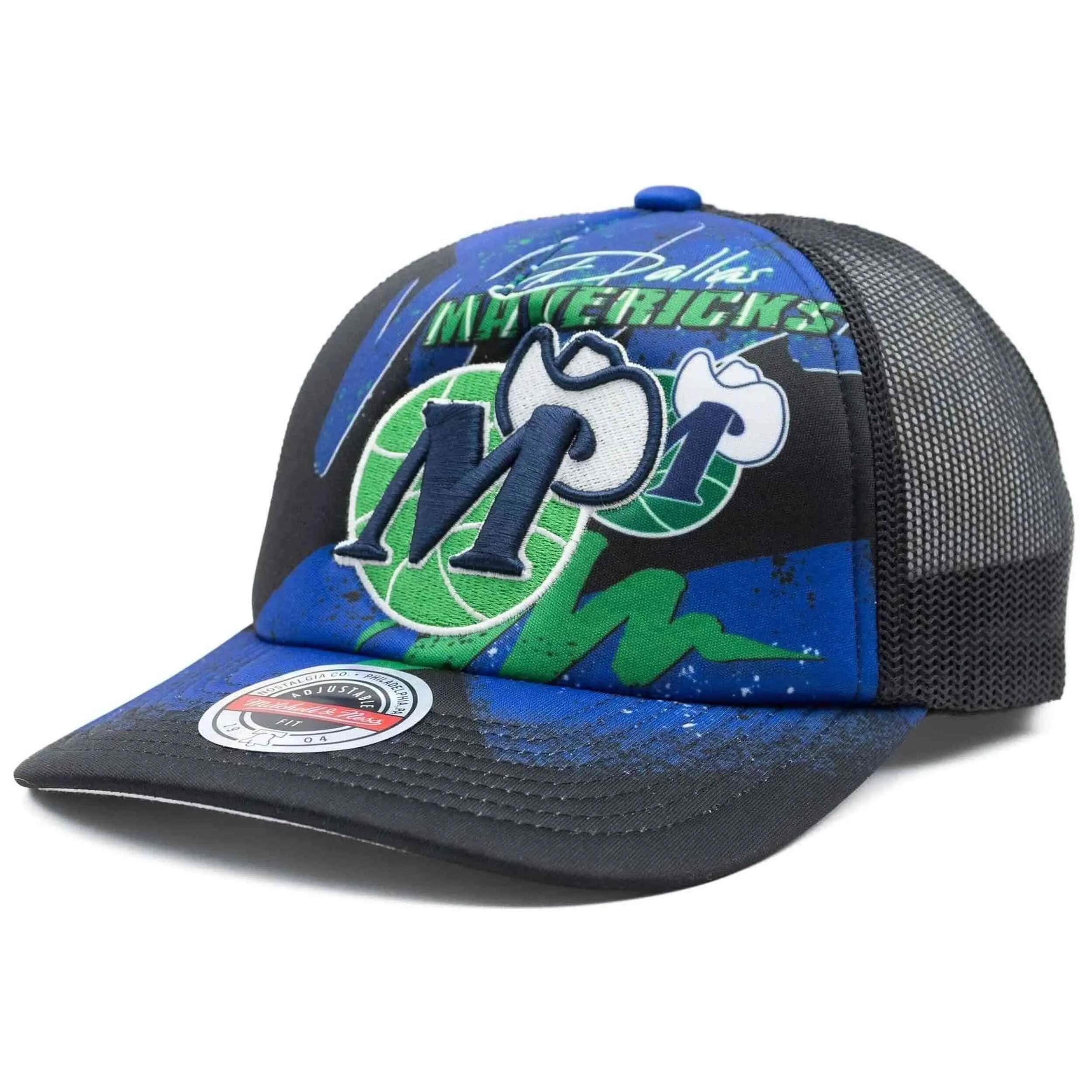 Boné Mitchell & ness modelo Dallas Mavericks Hyper Black para unissex 3/5