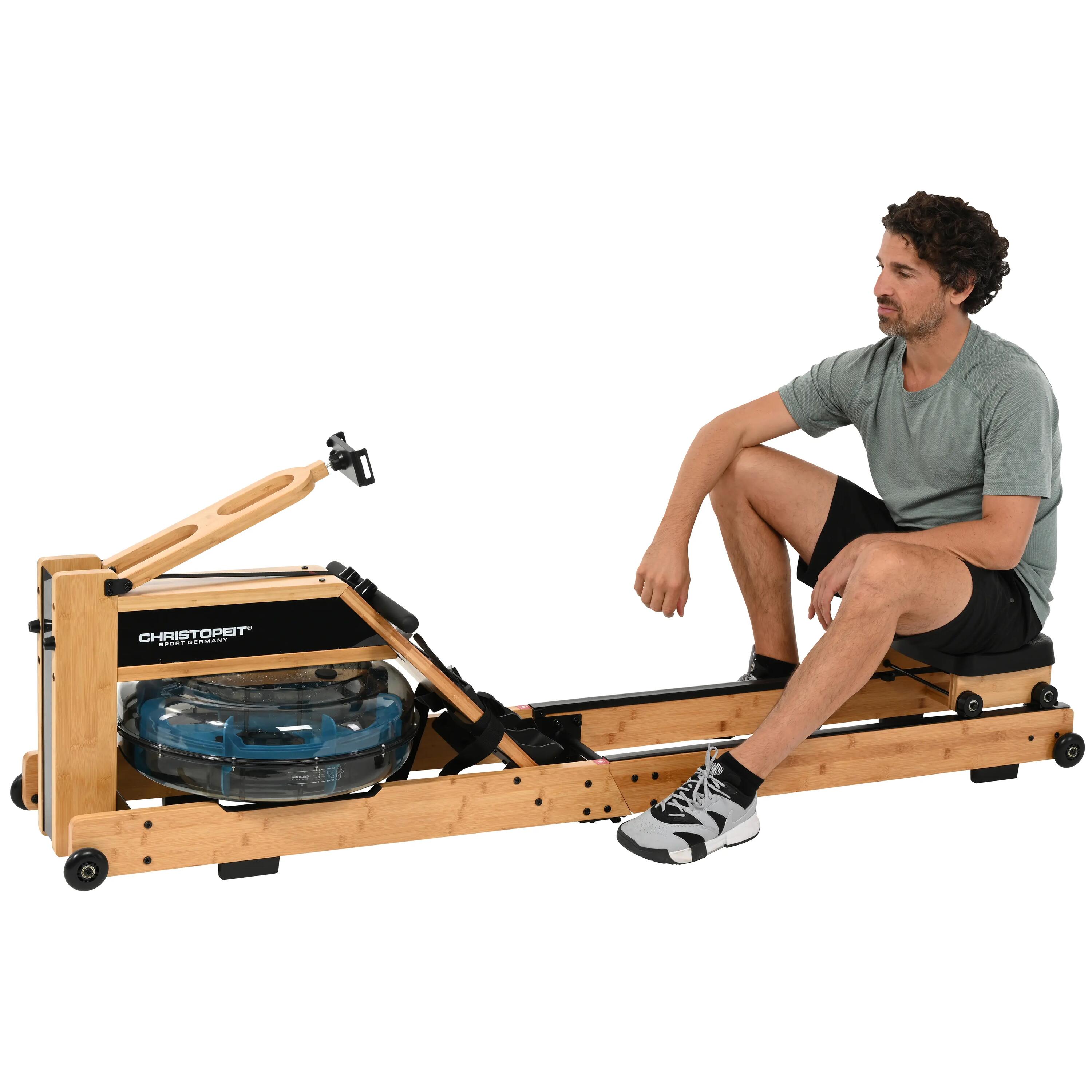 Opvouwbare roeimachine – houten roeimachine inclusief mat – Colorado 7/10