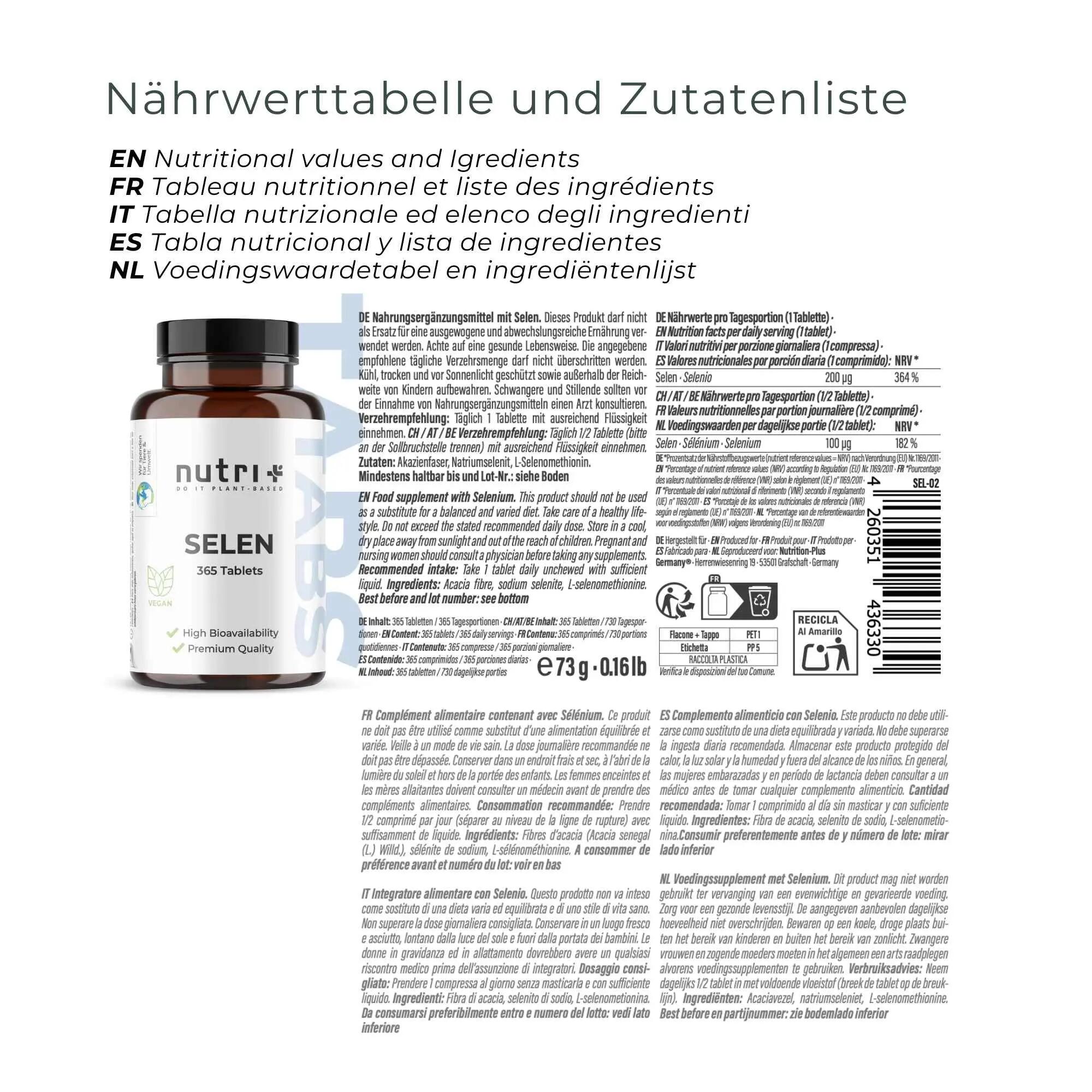 Selen Tabletten (365 Tabletten) 2/6