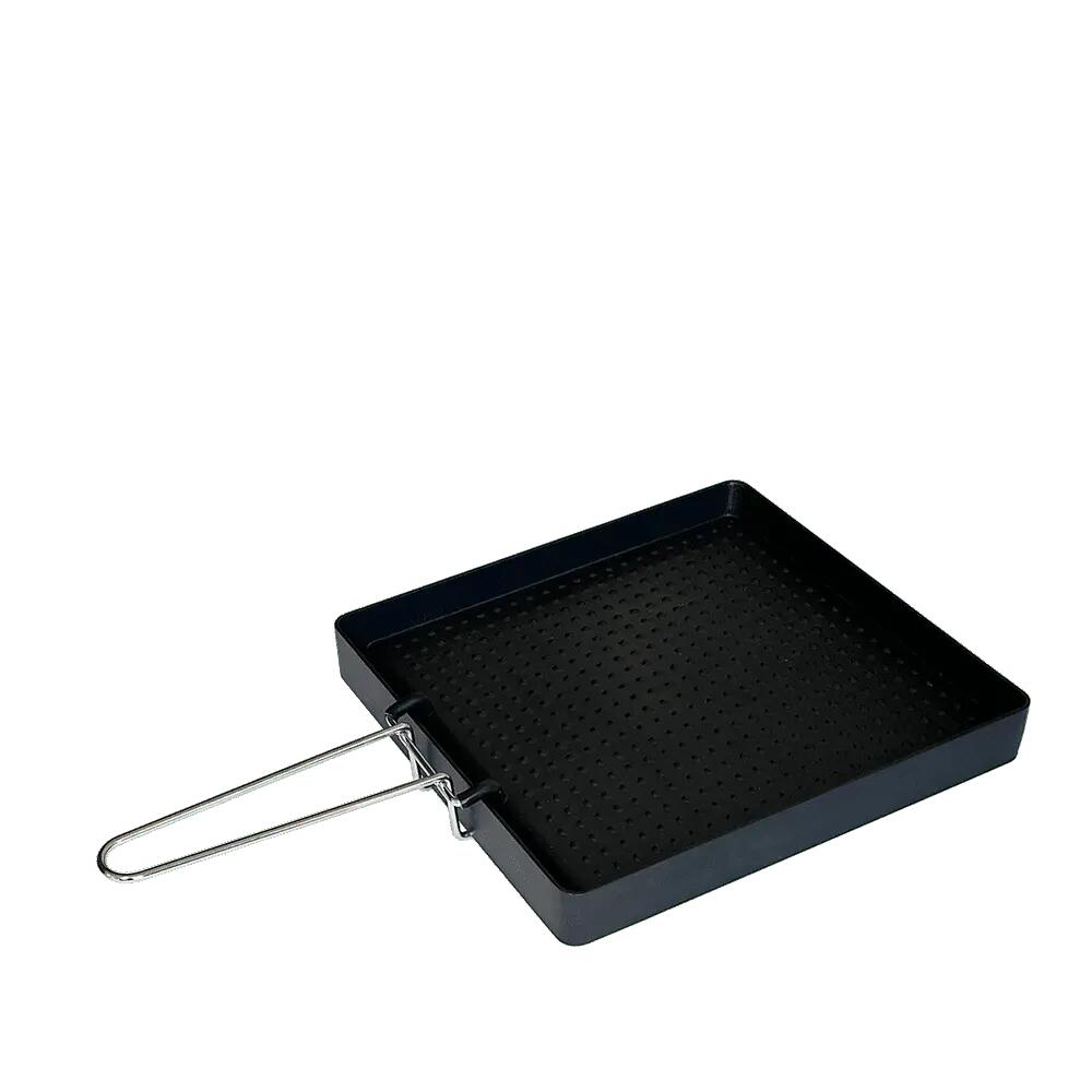 Camping stove non-stick griddle plate in cast aluminium CampFire Griddle Plate