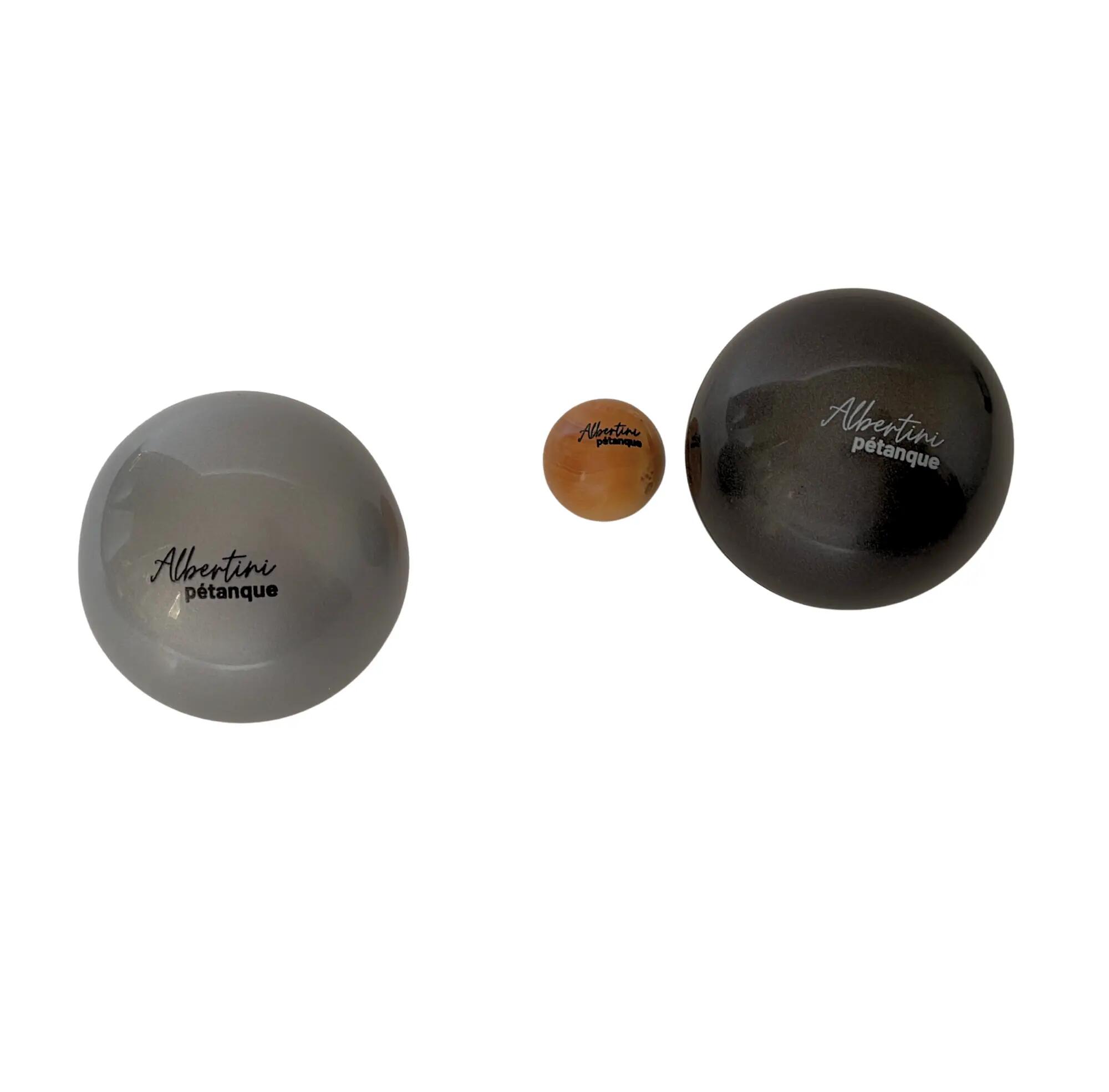 KIT 6 BOULES PETANQUE SOUPLES INTERIEUR EXTERIEUR 3/5