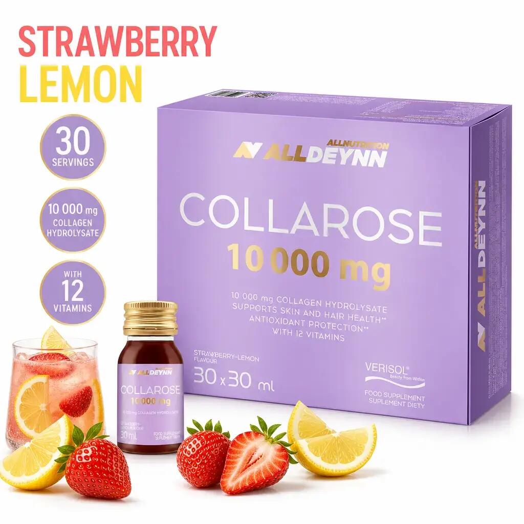 Allnutrition ALLDEYNN Collarose 10 000mg 30ml x30 Strawberry Lemon