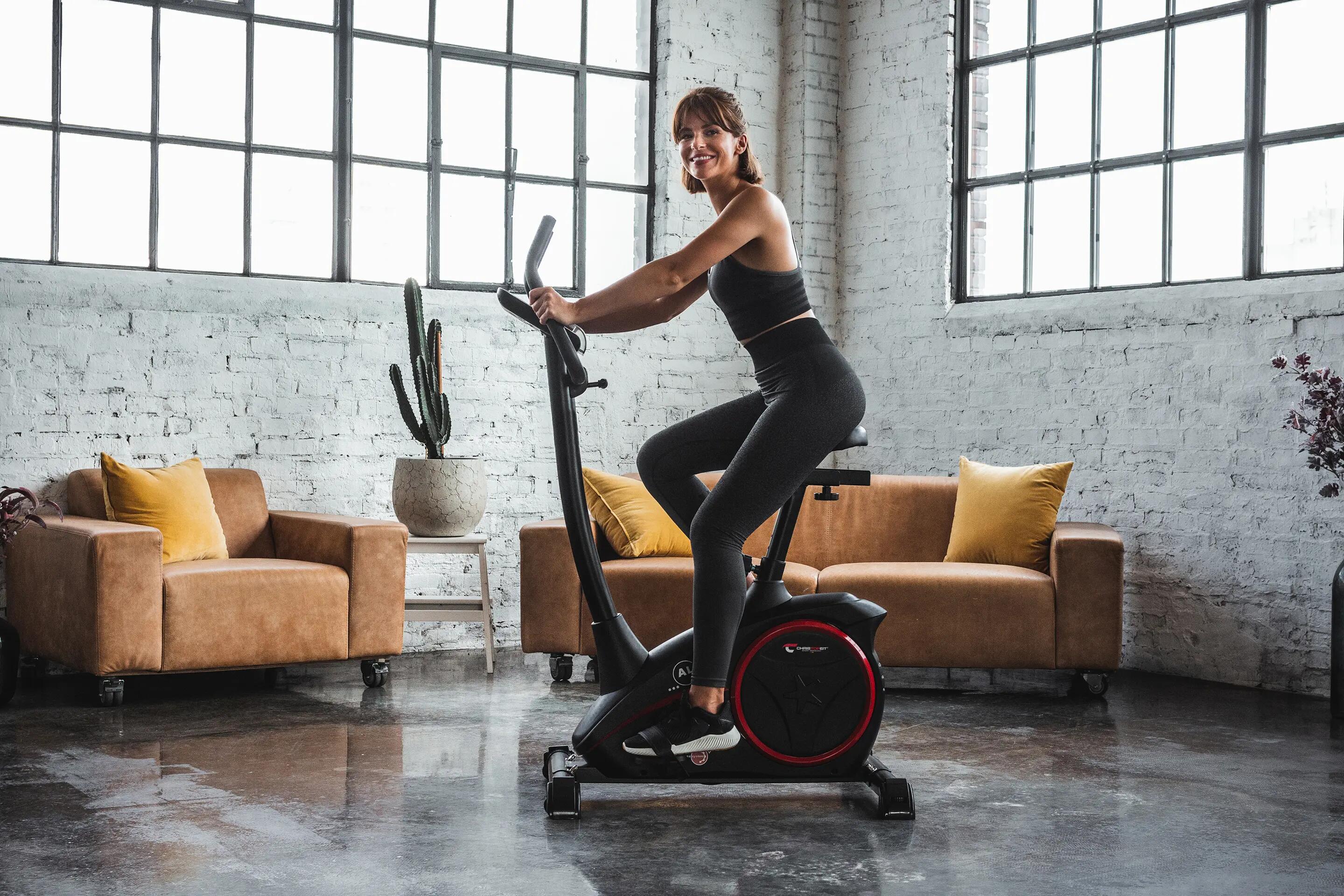 Vélo d'appartement - 9kg frein magnétique - Bluetooth - 150kg - AL 2 S Digital 2/8