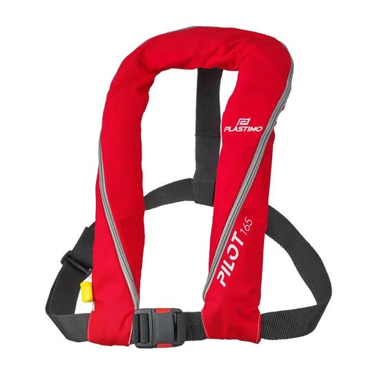 GILET DE SAUVETAGE GONFLABLE ROUGE - PILOT 165 N - AUTOMATIQUE