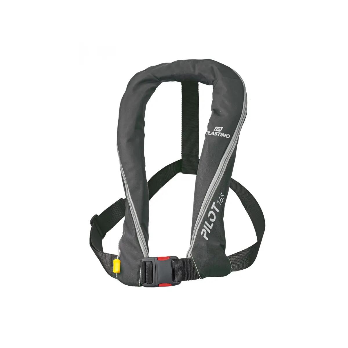 Gilet de sauvetage gonflable automatique sans harnais PILOT 165N noir - PLASTIMO 3/3