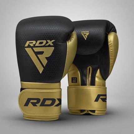Gants de Boxe RDX Mark Pro Sparring Tri Lira 2 Doré-10OZ