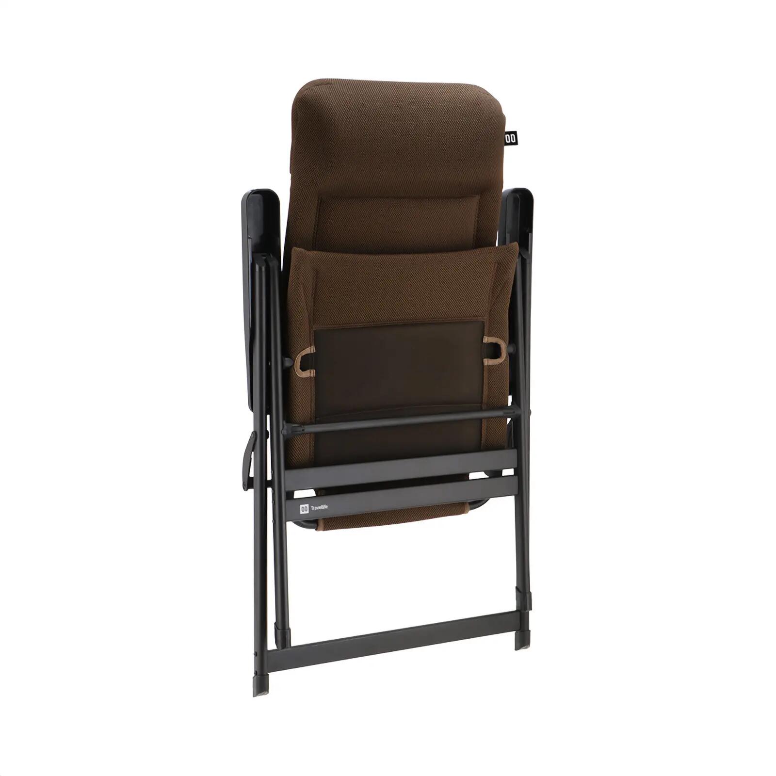 Silla de camping Barletta Comfort XL plegable ajustable aluminio 150 kg 6/7