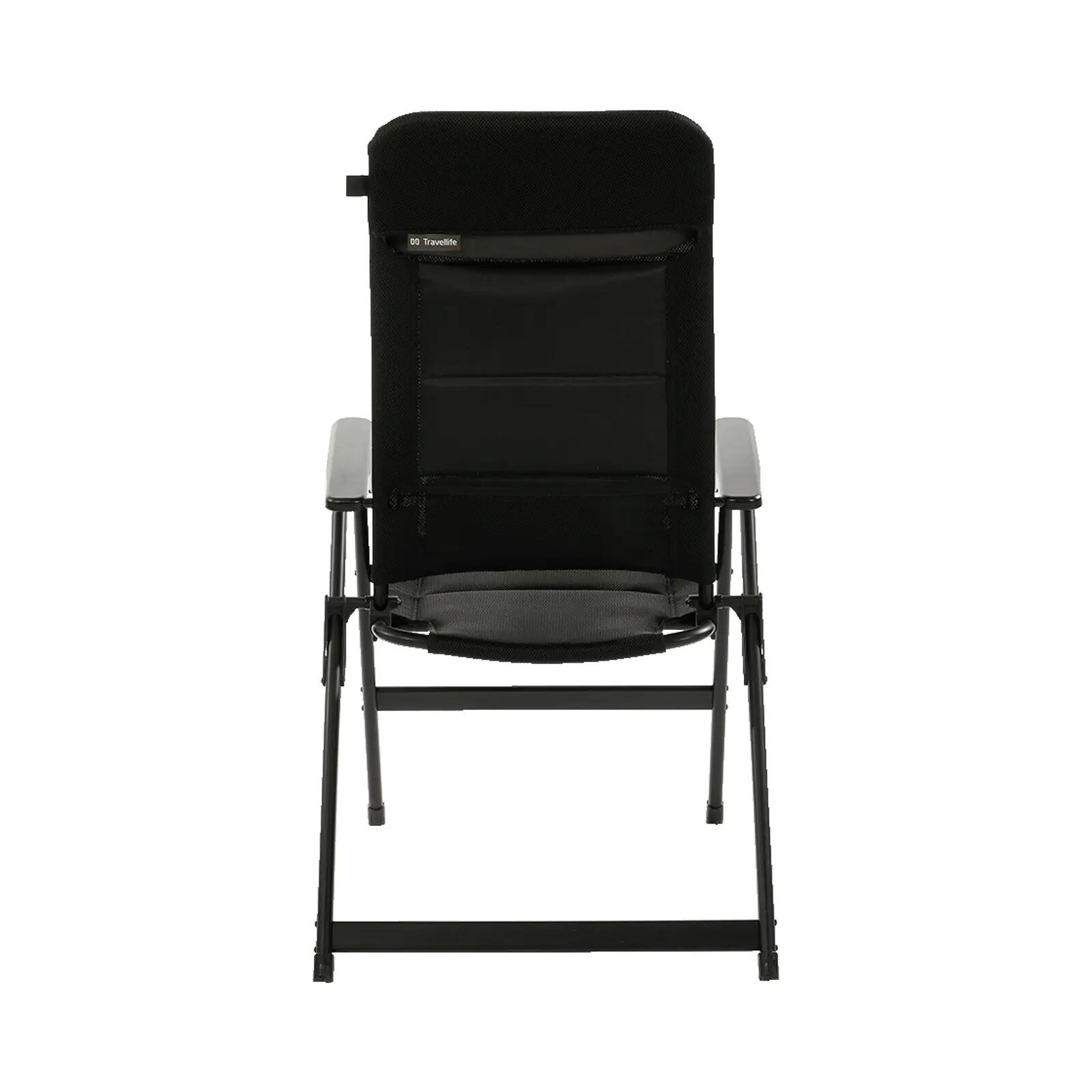 Sedia da campeggio Barletta Comfort L pieghevole regolabile alluminio 120 kg 6/7