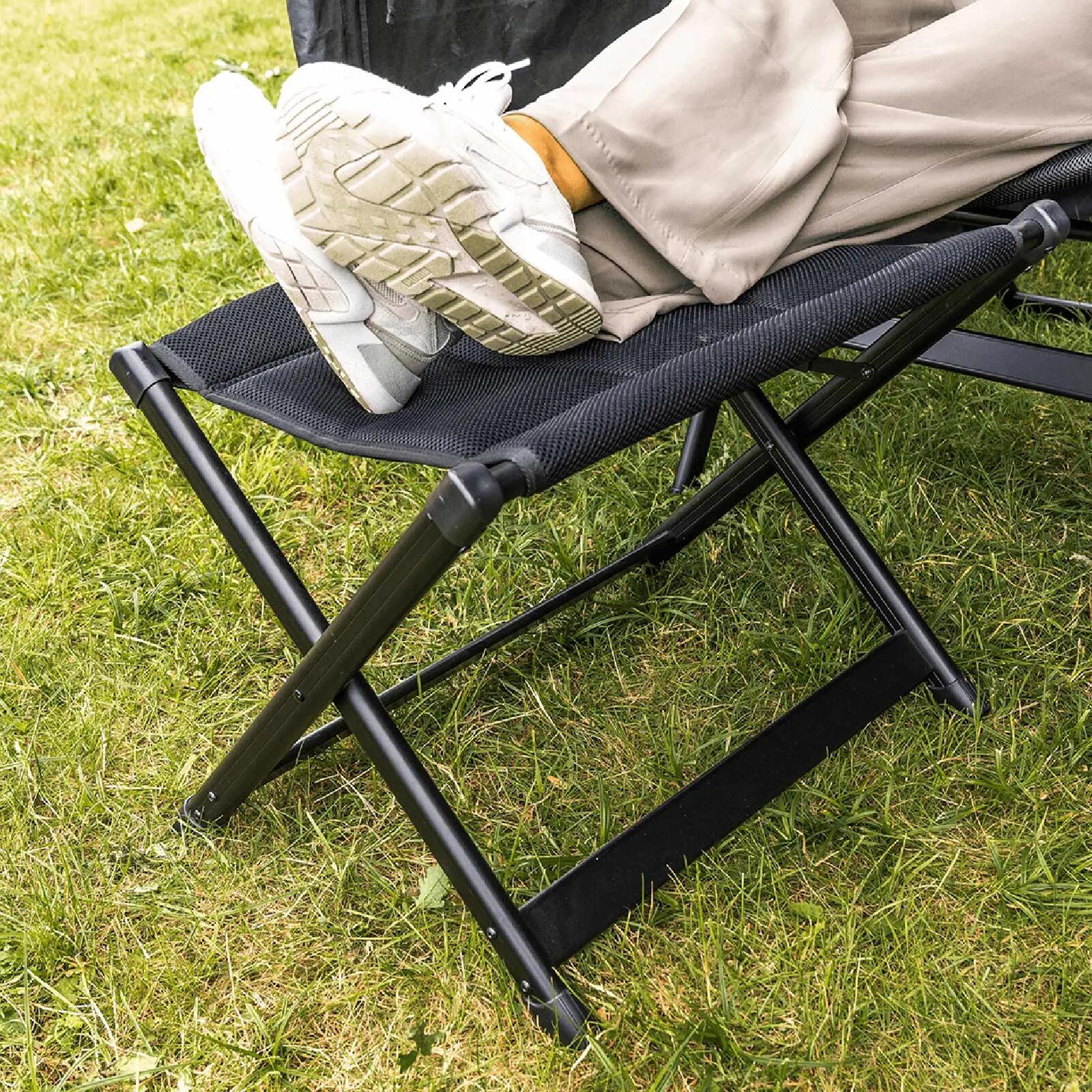 Fußablage Barletta Fußbank Camping Stuhl Klappstuhl Fuß Stütze Hocker 4/6