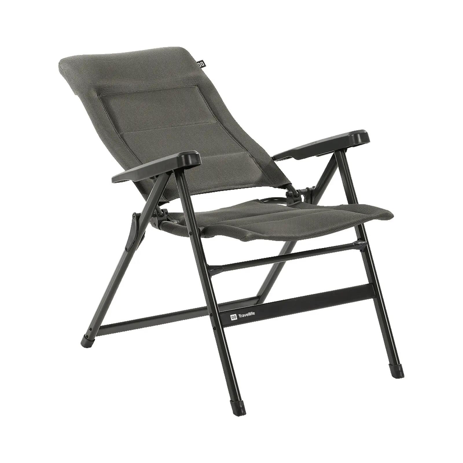 Sedia da campeggio Barletta Comfort L pieghevole regolabile alluminio 120 kg 4/7