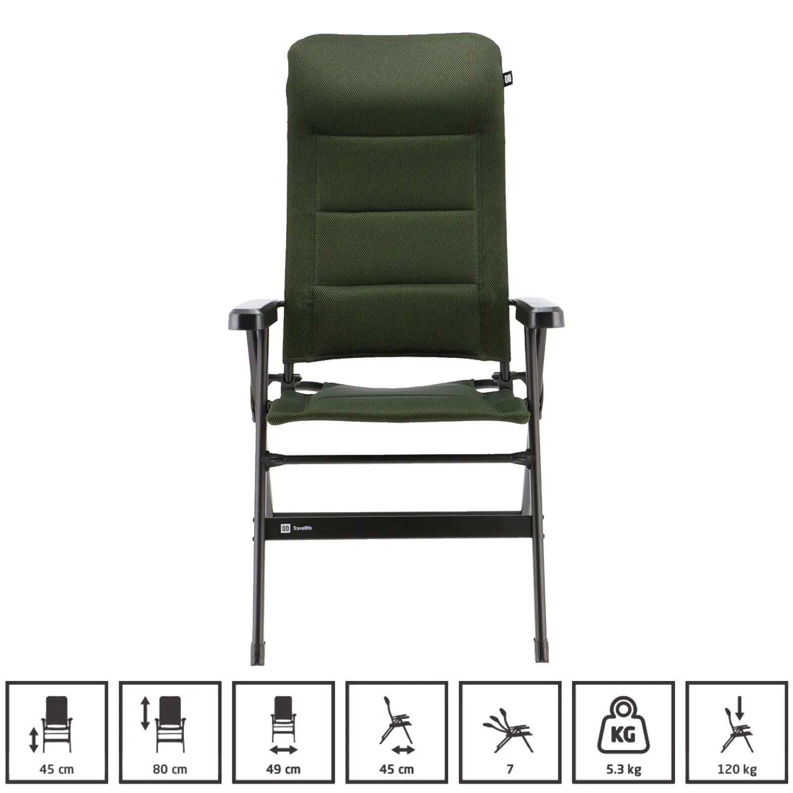 Barletta Comfort L Campingstoel Opvouwbare Verstelbaar Aluminium 120 kg 2/7