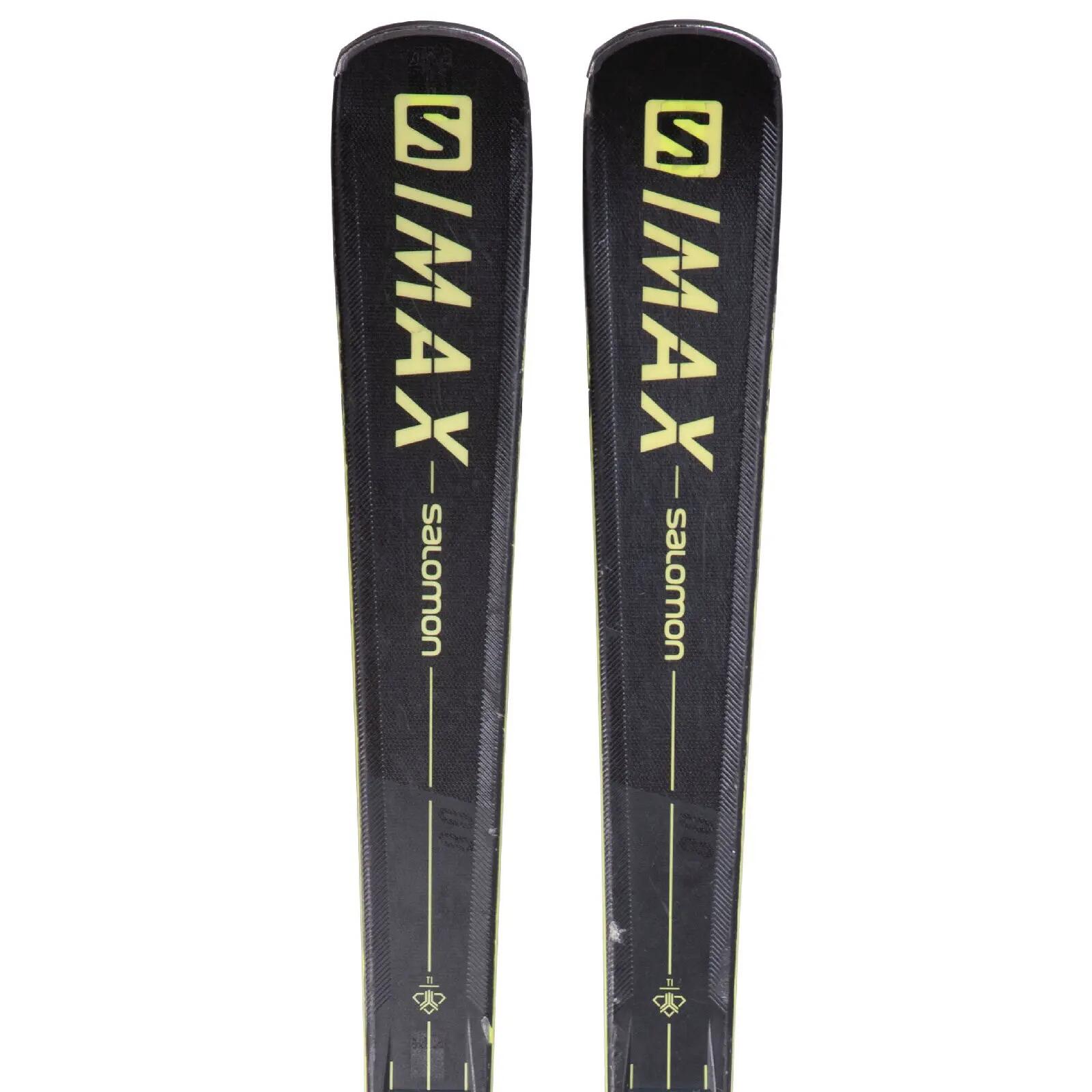 RECONDITIONNE - Ski Salomon S Max 08 + Fixations 1/4
