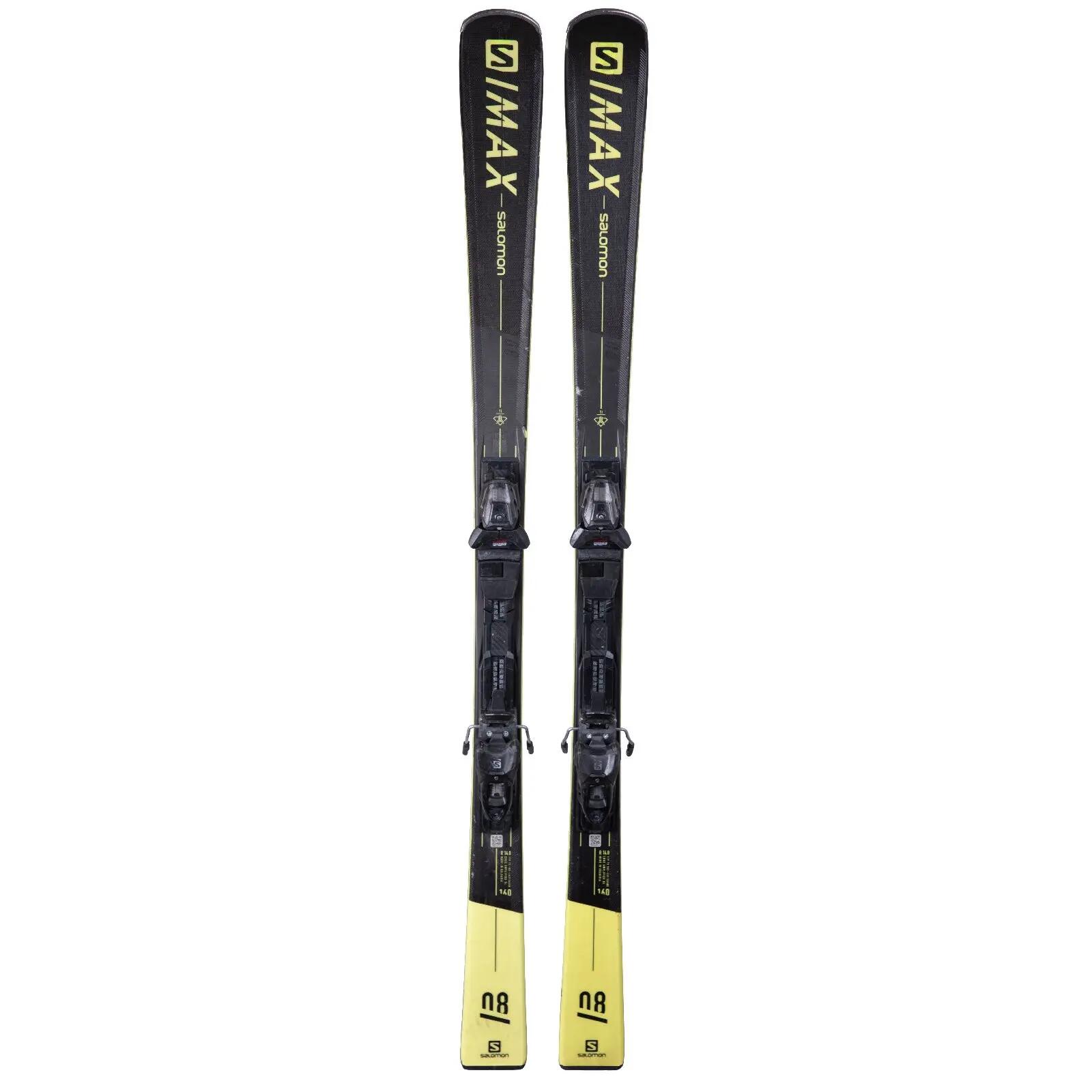 RECONDITIONNE - Ski Salomon S Max 08 + Fixations 2/4