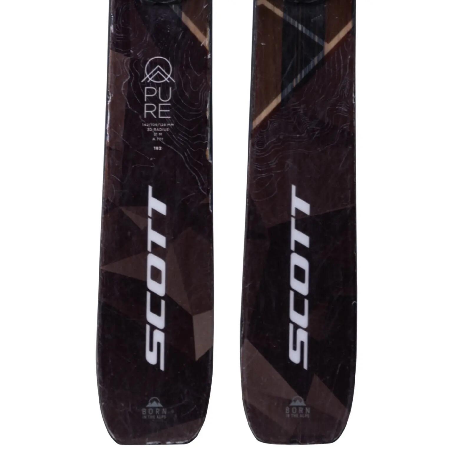 RECONDITIONNE - Ski Scott Pure 109 + Fixations 4/4