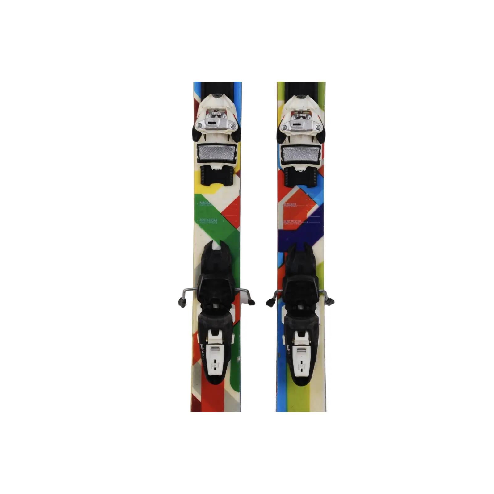 RECONDITIONNE - Ski Volkl Ledge + Fixations 3/4